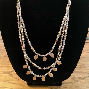 J Jill Tri Beaded Necklace